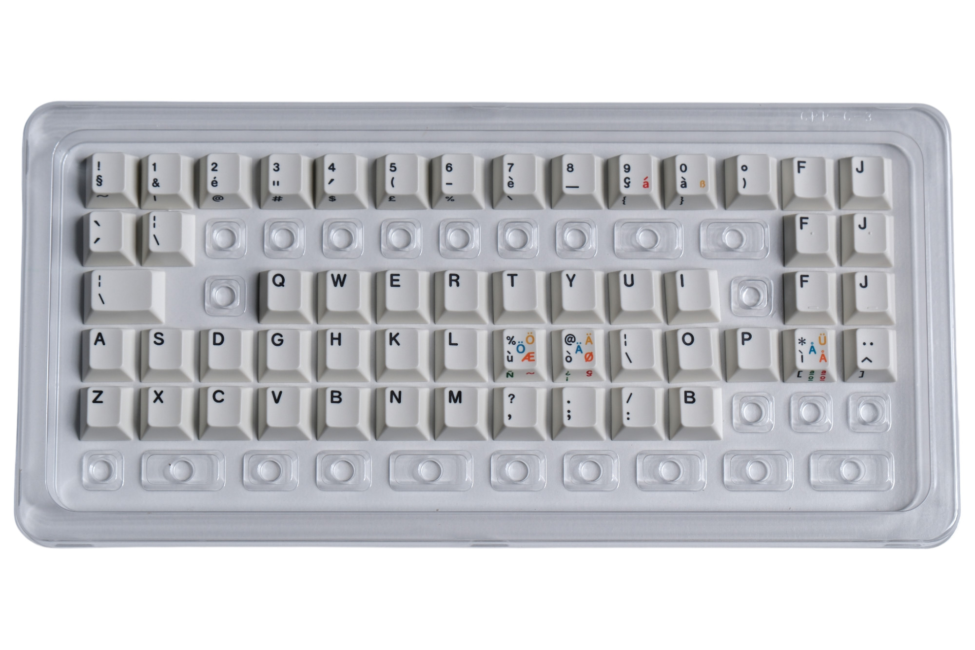 Hammerworks Alphas Tulip (R6) Keycap Kit · Milktooth